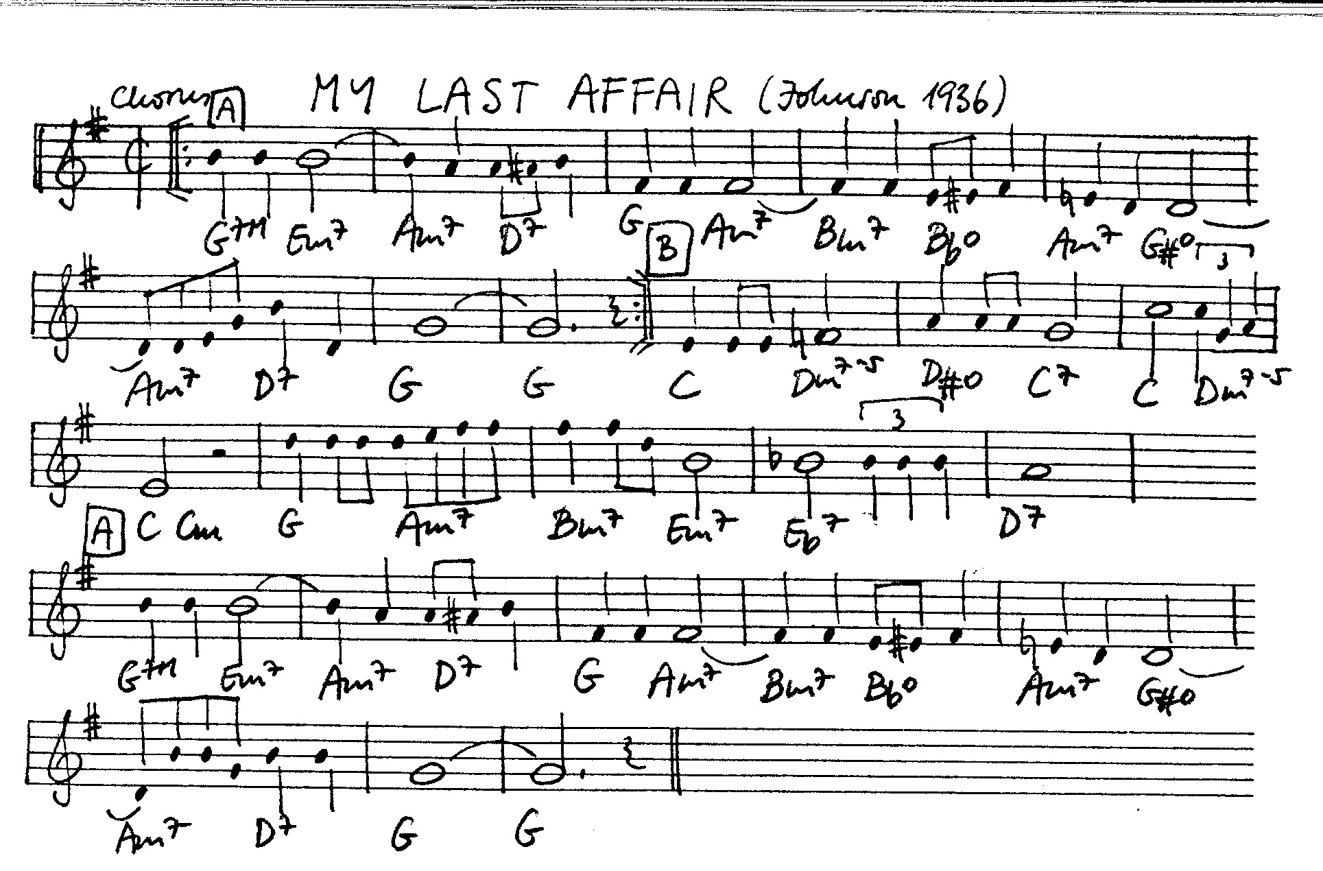 my last affair leadsheet – book us for your next 20s or gatsby event